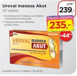 Magistra lékárny Uroval manosa Akut nabídka