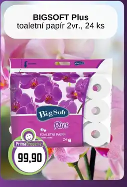 Prima Drogerie BIGSOFT Plus toaletní papír 2vr., nabídka