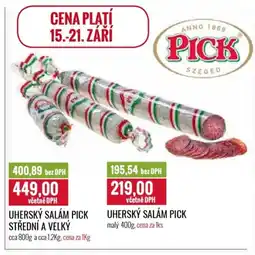 Ratio Uherský salám Pick nabídka