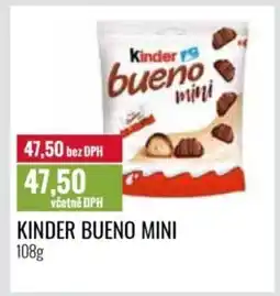 Ratio Kinder bueno mini nabídka