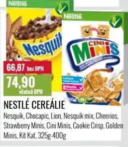 Ratio Nestlé cereálie nabídka