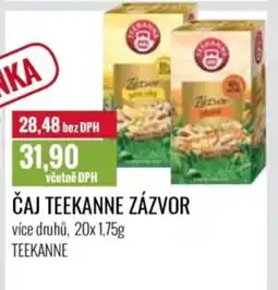 Ratio Čaj Teekanne zázvor nabídka