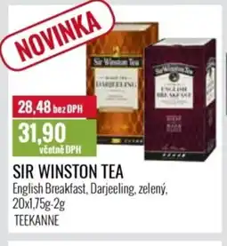 Ratio Sir Winston tea nabídka