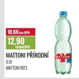 Ratio MATTONI přírodní nabídka