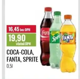 Ratio COCA-COLA, FANTA, SPRITE nabídka