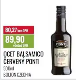 Ratio Ocet balsamico červený Ponti nabídka