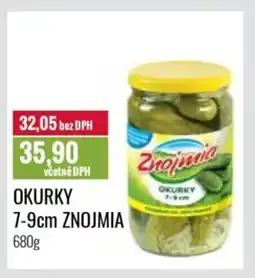 Ratio Okurky 7-9cm Znojmia nabídka