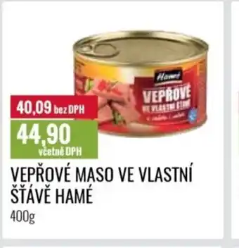 Ratio HAMÉ Vepřové maso ve vlastní šťávě nabídka