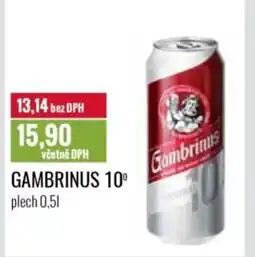 Ratio Gambrinus 10° nabídka