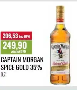 Ratio Captain Morgan spice gold 35% nabídka