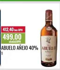 Ratio Abuelo añejo 40% nabídka