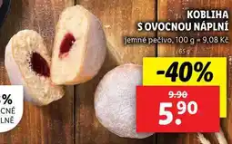 Lidl KOBLIHA S OVOCNOU NÁPLNÍ, 65 g nabídka