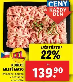 Lidl KUŘECÍ MLETÉ MASO, 1 kg nabídka