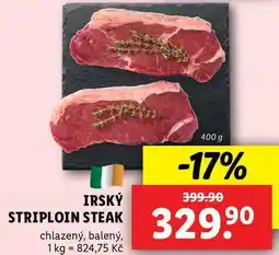 Lidl IRSKÝ STRIPLOIN STEAK, 400 g nabídka