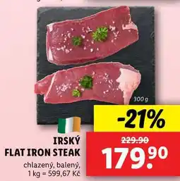 Lidl IRSKÝ FLAT IRON STEAK, 300 g nabídka
