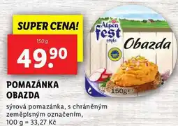 Lidl POMAZÁNKA OBAZDA, 150 g nabídka