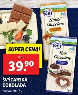 Lidl ŠVÝCARSKÁ ČOKOLÁDA, 100 g nabídka