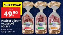 Lidl PRAŽENÉ OŘECHY V CUKROVÉ POLEVĚ, 200 g nabídka