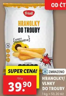 Lidl HRANOLKY/VLNKY DO TROUBY, 750 g nabídka