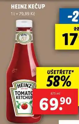 Lidl HEINZ KEČUP, 875 ml nabídka