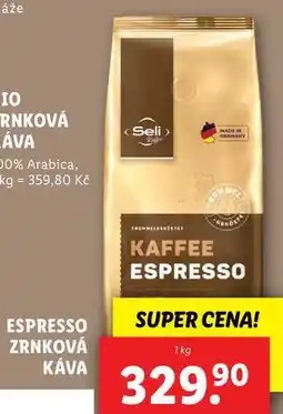 Lidl ESPRESSO ZRNKOVÁ KÁVA, 1 kg nabídka
