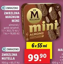 Lidl ZMRZLINA MAGNUM MINI, 6x 55 ml nabídka