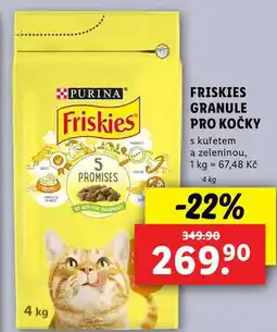 Lidl FRISKIES GRANULE PRO KOČKY, 4 g nabídka