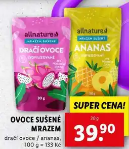 Lidl OVOCE SUŠENÉ MRAZEM, 30 g nabídka