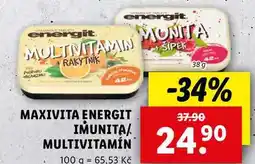 Lidl MAXIVITA ENERGIT IMUNITA/MULTIVITAMÍN, 38 g nabídka