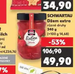 Kaufland Schwartau extra džem nabídka