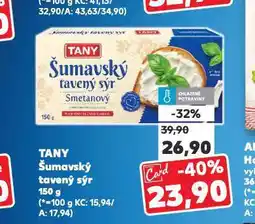 Kaufland Tany šumavský sýr nabídka