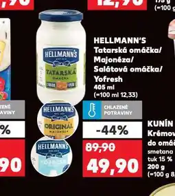 Kaufland Hellmann's salátová omáčka nabídka