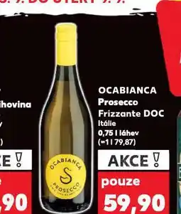 Kaufland Orabianca prosecco frizzante doc nabídka