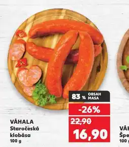 Kaufland Staročeská klobása nabídka