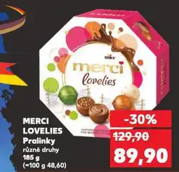 Kaufland Merci lovelies pralinky nabídka