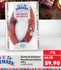 Kaufland Papriková klobása nabídka