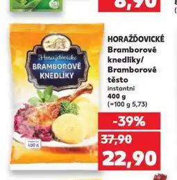 Kaufland Bramborové knedlíky nabídka