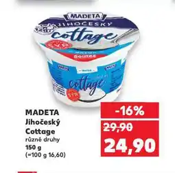 Kaufland Madeta jihočeský cottage sýr nabídka