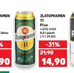 Kaufland Pivo zlatopramen nabídka