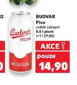 Kaufland Pivo budvar nabídka