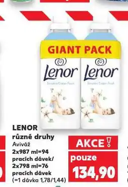 Kaufland Lenor aviváž nabídka