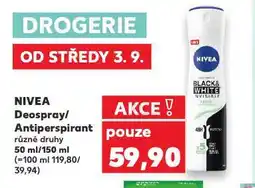 Kaufland Nivea antiperspirant nabídka