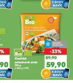 Kaufland Bio císařská zeleninová směs nabídka