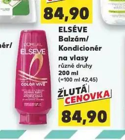 Kaufland Elséve kondicionér na vlasy nabídka