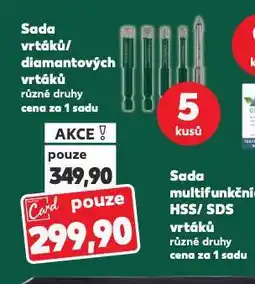 Kaufland Sada diamantových vrtáků nabídka
