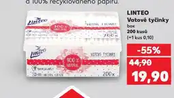 Kaufland Linteo vatové tyčinky nabídka