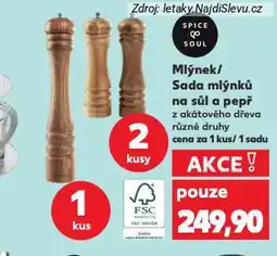 Kaufland Sada mlýnků na sůl a pepř nabídka