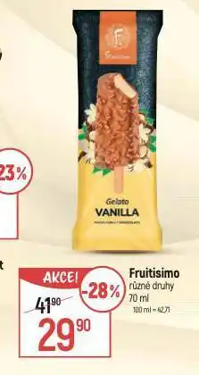 Globus Fruitisimo zmrzlina nabídka