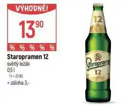 Globus Staropramen 12 pivo nabídka