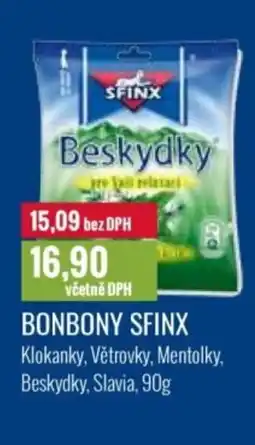 Ratio Bonbony sfinx nabídka
